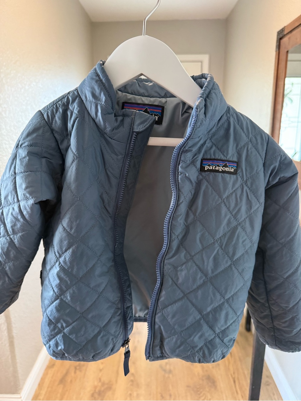 Patagonia Kids Quilted Puffer Jacket - Slate Blue